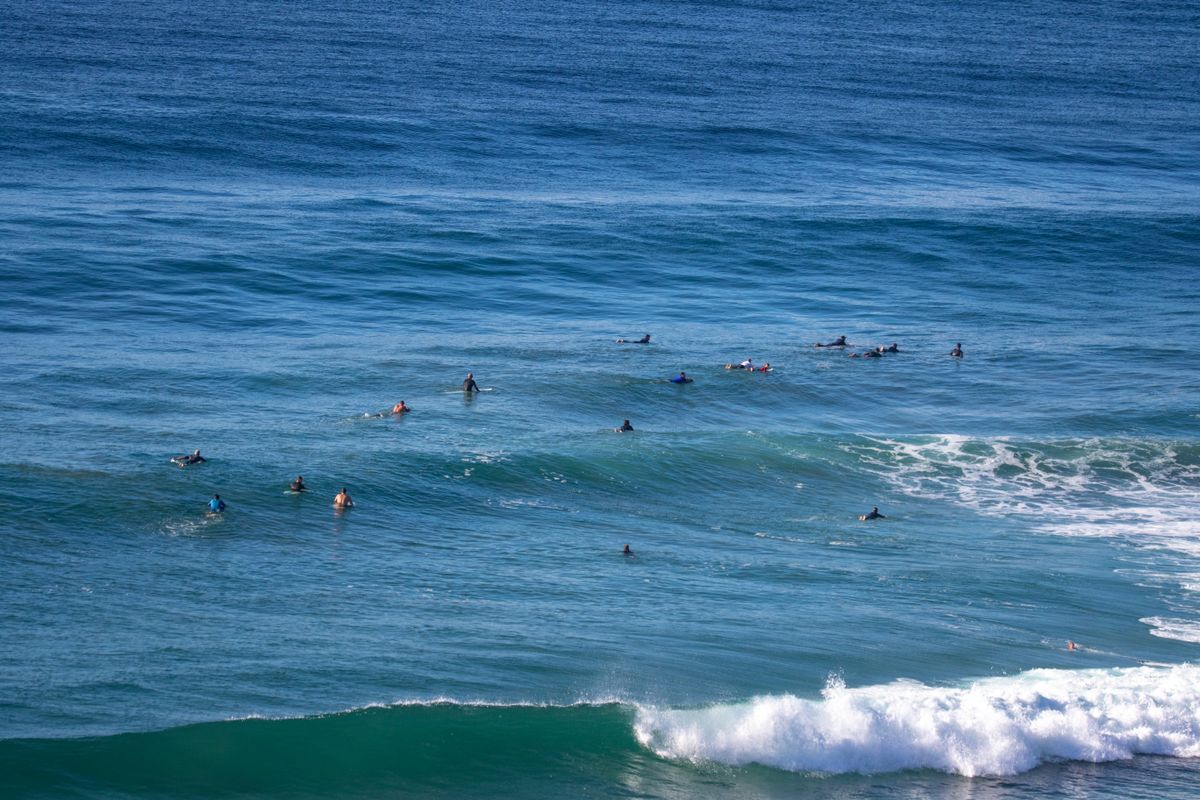 The long right-hand point break at Arugam Bay on the East Coast of Sri Lanka